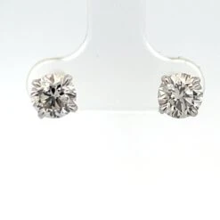 Diamond Stud Earrings 2.01 Carats K I2 14 Karat White Gold Basket Setting 14 Diamond Stud Earrings 2.01 Carats K I2 14 Karat White Gold Basket Setting -Mode Bijouterie Magasin mobilejpegupload 97BF4761D23D47869A13326553AFE203 master