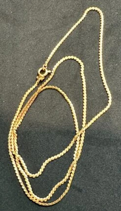 Unknown Vintage 18 Karat Yellow Gold 9.6 Gm S Link Chain Necklace -Mode Bijouterie Magasin mobilejpegupload 9BD6699CD9464EC18FAD29454A79602E master