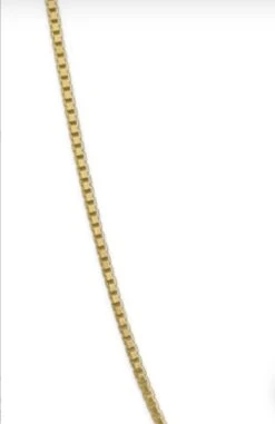 Unknown Vintage 14 Karat Yellow Gold 7.3 Gm, Box Chain Necklace, Wide -Mode Bijouterie Magasin mobilejpegupload 9EFC71063A774D14B1BD9306682D0B47 master