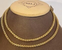 Unknown Vintage 14 Karat Yellow Gold 25 Gm Franco Chain Necklace 27 Unknown Vintage 14 Karat Yellow Gold 25 Gm Franco Chain Necklace -Mode Bijouterie Magasin mobilejpegupload A88849B692754BA6B2F2D3DA3D496A94 master