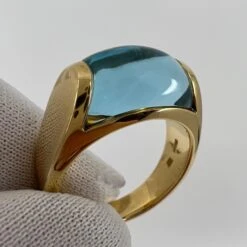 Vintage Bvlgari Tronchetto 18k Yellow Gold Blue Topaz Dome Ring With Box -Mode Bijouterie Magasin mobilejpegupload D2D12AC07BC54D47B44DFDA7D24E7FFD master