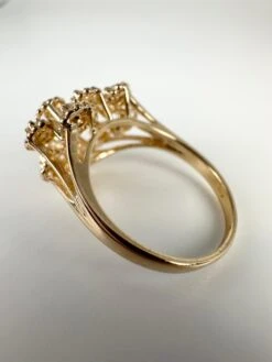 Unknown Cocktail Dome Ring 14 Karat Yellow Gold Snowfall Ring -Mode Bijouterie Magasin mobilejpegupload DD0E03F2EFFC499FA0956F33C63AA7B3 master