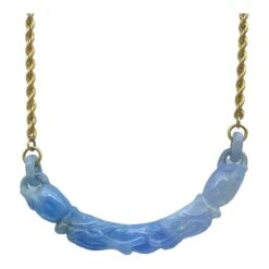 Unknown 14K Lavender Jade Carved Dragons & Rings Large Carving 15 Unknown 14K Lavender Jade Carved Dragons & Rings Large Carving -Mode Bijouterie Magasin mobilejpegupload E2BF682E39454BD9914E34B1FCD094B0 master