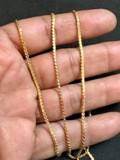 Unknown Vintage 18 Karat Yellow Gold 9.6 Gm S Link Chain Necklace -Mode Bijouterie Magasin mobilejpegupload E6BB2115392746378045DBEB24AAC6F5 master