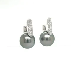 18 Karat White Gold Tahitian Diamond Drop Earrings 0.61 Carats -Mode Bijouterie Magasin mobilejpegupload F4A4FD42FF1B4A048FC91E444B638F06 master