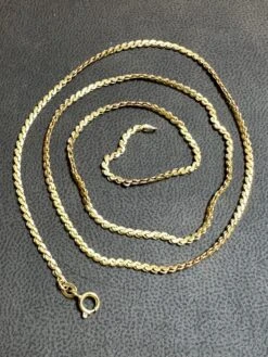 Unknown Vintage 18 Karat Yellow Gold 12.7 Gm S Link Chain Necklace -Mode Bijouterie Magasin mobilejpegupload FCF487BF0E6F4453B2C7B9C3694807C5 master