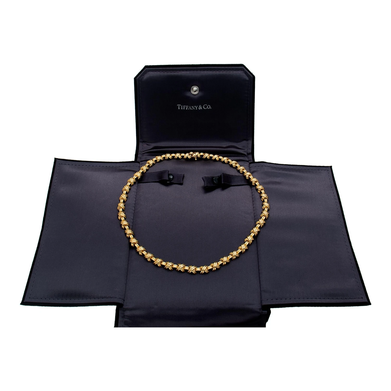 Tiffany & Co. Signature X Necklace In 18k 4 Tiffany & Co. Signature X Necklace In 18k – Image 2