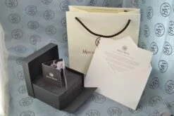 Diamond Ruby White Gold Handcrafted In Italy Papillon Bow Chocker Brooch -Mode Bijouterie Magasin packaging 1stdibs 1 master 1