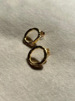 Unknown Full Circle Earrings Are Handcrafted From 24ct Gold Plated Bronze -Mode Bijouterie Magasin photo 2023 05 26 10 21 1685093206914 master