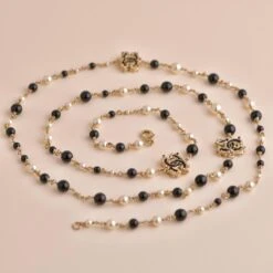 Chanel CC 3 Logos Crystal Pearl & Beaded Long Necklace -Mode Bijouterie Magasin photo 2023 06 14 09 49 35 master