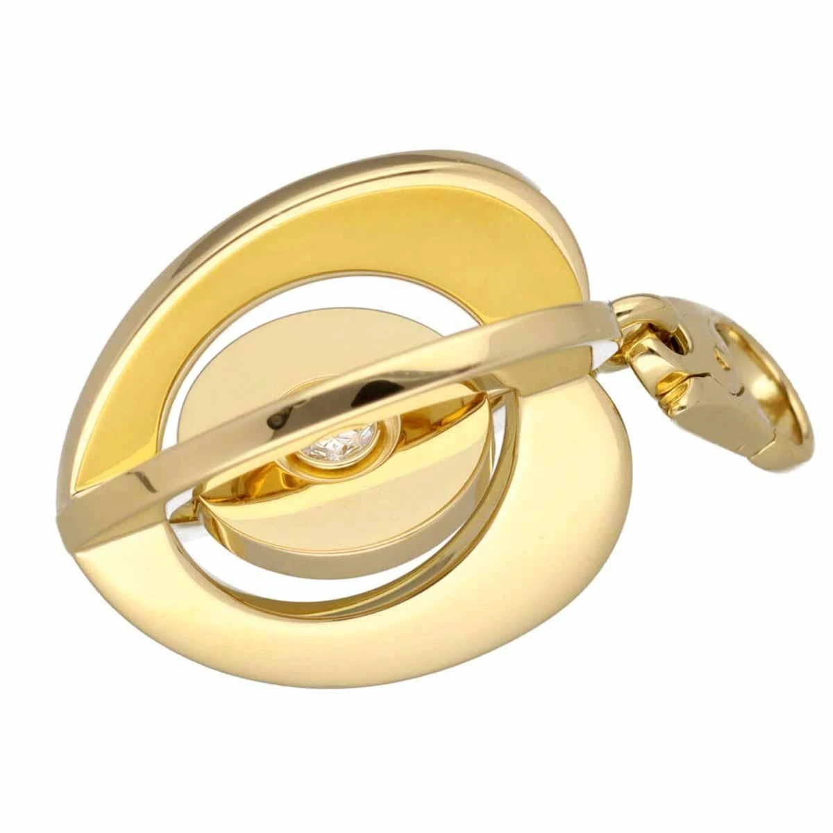 65 Limited Edition Cartier Diamond 18 Karat Yellow Gold New York Apple Charm 6 65 Limited Edition Cartier Diamond 18 Karat Yellow Gold New York Apple Charm – Image 4