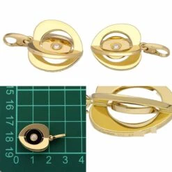 65 Limited Edition Cartier Diamond 18 Karat Yellow Gold New York Apple Charm 13 65 Limited Edition Cartier Diamond 18 Karat Yellow Gold New York Apple Charm -Mode Bijouterie Magasin rs13122 5 master