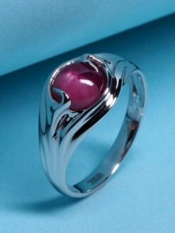 Unknown Gold Ruby Ring 2.10 Cts Natural Bicolor Red Ruby Engagement Ring -Mode Bijouterie Magasin ruby gold ring 1 master