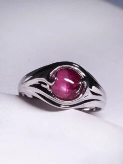 Unknown Gold Ruby Ring 2.10 Cts Natural Bicolor Red Ruby Engagement Ring -Mode Bijouterie Magasin ruby gold ring 6 master