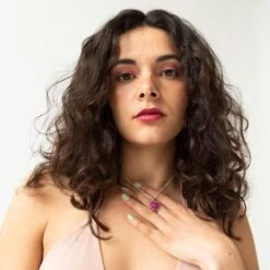 Beating Heart Pendant, Rubies And Emeralds, Silver 8 Beating Heart Pendant, Rubies And Emeralds, Silver -Mode Bijouterie Magasin rubybeatingheartpendant leblancjewellery master