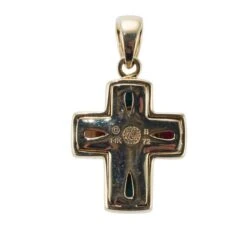 Asch Grossbardt Inlay Malachite Turquoise Coral Diamond Cross Pendant -Mode Bijouterie Magasin s l16001 afc1f201 4ac5 4331 9e1e 80aac40fd0ef master