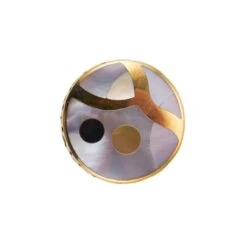Asch Grossbardt Inlay MOP Onyx Diamond Reversible Gold Slide Pendant -Mode Bijouterie Magasin s l16001 e57db5e7 53cb 4f43 a65e fa152acbe218 master