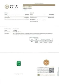 New 14k Gold 1.43ctw GIA Octagonal Prong Green Emerald Solitaire Engagement Ring 23 New 14k Gold 1.43ctw GIA Octagonal Prong Green Emerald Solitaire Engagement Ring -Mode Bijouterie Magasin s l1600 2 master 1