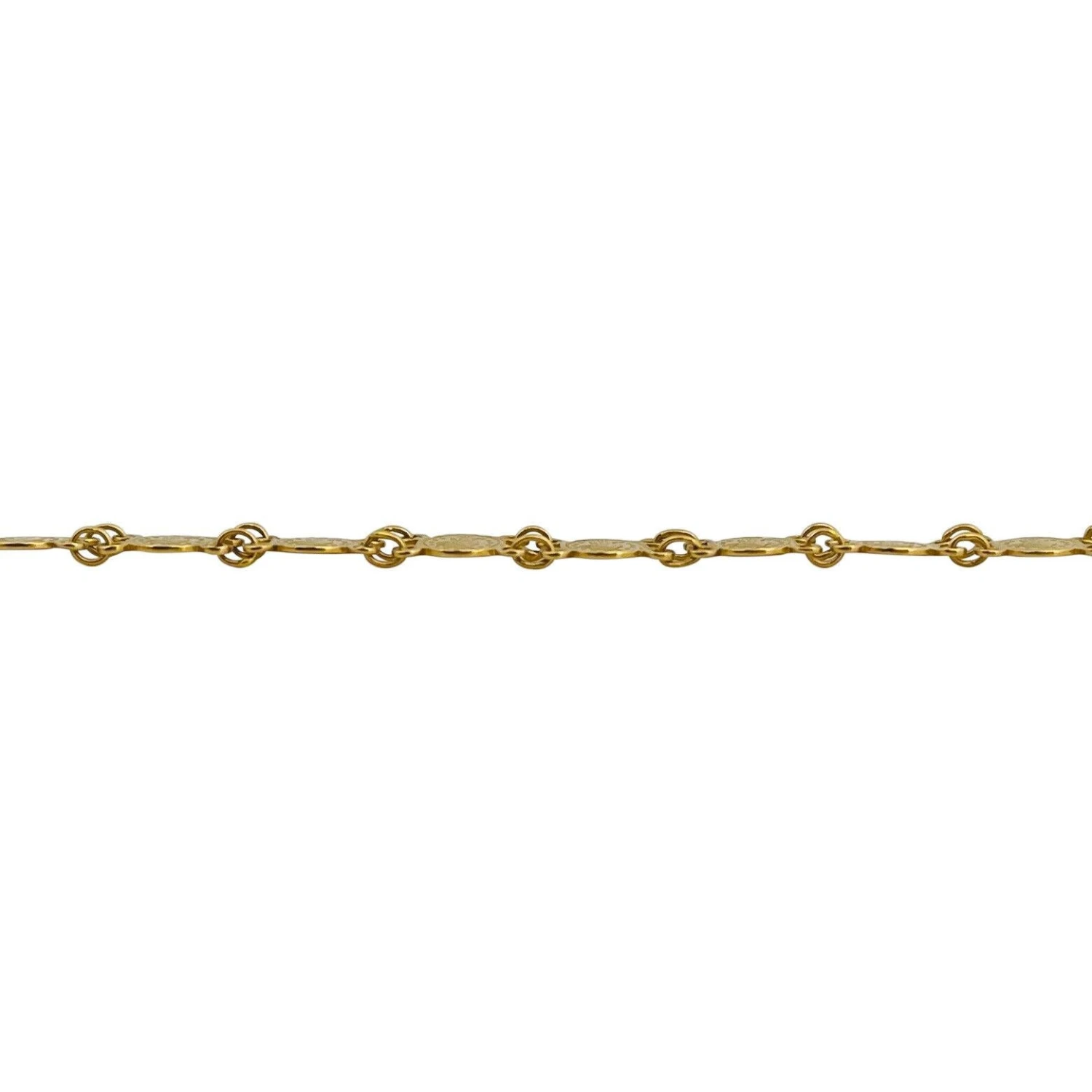 Unknown 22 Karat Yellow Gold Ladies Small Coin Link Bracelet 6 Unknown 22 Karat Yellow Gold Ladies Small Coin Link Bracelet – Image 4