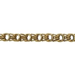 Unknown 14 Karat Yellow Gold Ladies Squared Four Circle Link Charm Bracelet -Mode Bijouterie Magasin s l1600 2 master 11