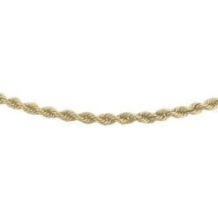 Unknown 14 Karat Yellow Gold Solid Rope Chain Necklace -Mode Bijouterie Magasin s l1600 2 master 2
