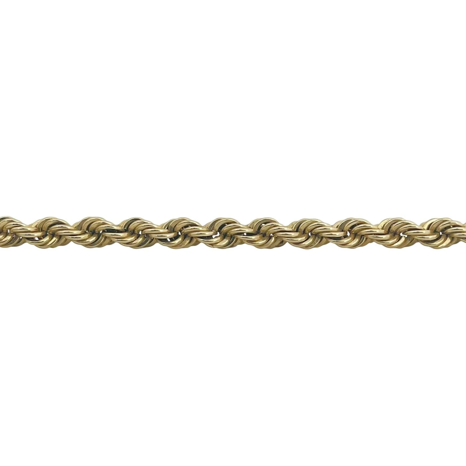 Unknown 14 Karat Yellow Gold Solid Heavy Long Rope Chain Necklace 6 Unknown 14 Karat Yellow Gold Solid Heavy Long Rope Chain Necklace – Image 4