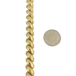 Unknown 14 Karat Yellow Gold Ladies San MarCo Link Bracelet, Italy -Mode Bijouterie Magasin s l1600 3 master 9