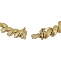 Unknown 14 Karat Yellow Gold Ladies San MarCo Link Bracelet, Italy -Mode Bijouterie Magasin s l1600 4 master 9