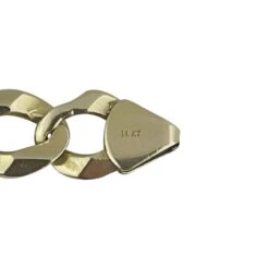 Unknown 14 Karat Yellow Gold Solid Heavy Long Curb Link Chain Necklace, Italy -Mode Bijouterie Magasin s l1600 6 master 3