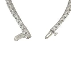 Unknown 14 Karat White Gold And Diamond Tennis Bracelet -Mode Bijouterie Magasin s l1600 6 master 4