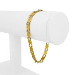 Unknown 22 Karat Yellow Gold Ladies Small Coin Link Bracelet 12 Unknown 22 Karat Yellow Gold Ladies Small Coin Link Bracelet -Mode Bijouterie Magasin s l1600 master 3