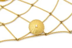 "Costis" SeaLife Net Necklace, 100% Hand Crafted, Exclusive Work Of Wearable Art -Mode Bijouterie Magasin sea life net necklace detail urchin master