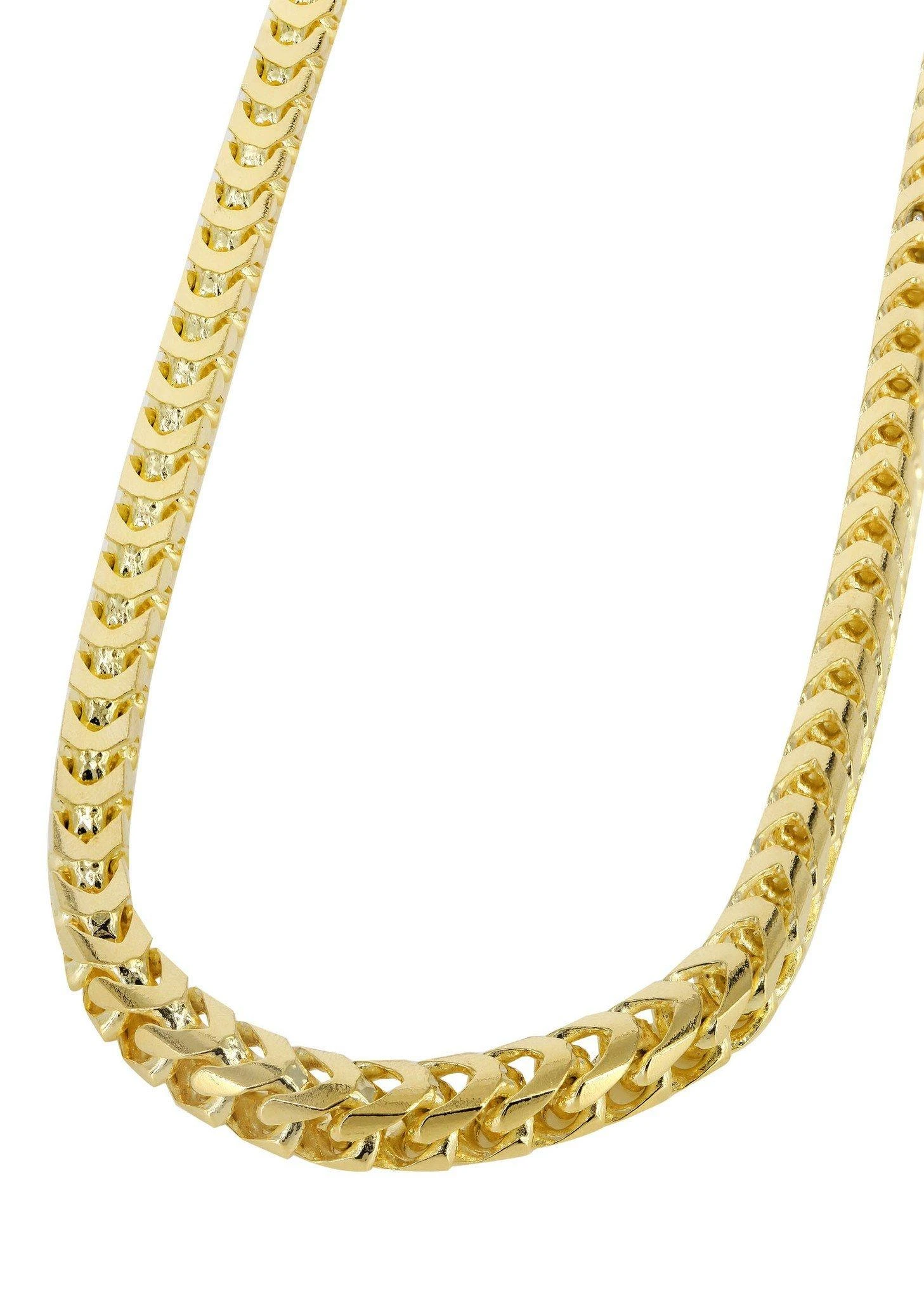 Unknown Vintage 14 Karat Yellow Gold 25 Gm Franco Chain Necklace 4 Unknown Vintage 14 Karat Yellow Gold 25 Gm Franco Chain Necklace – Image 2