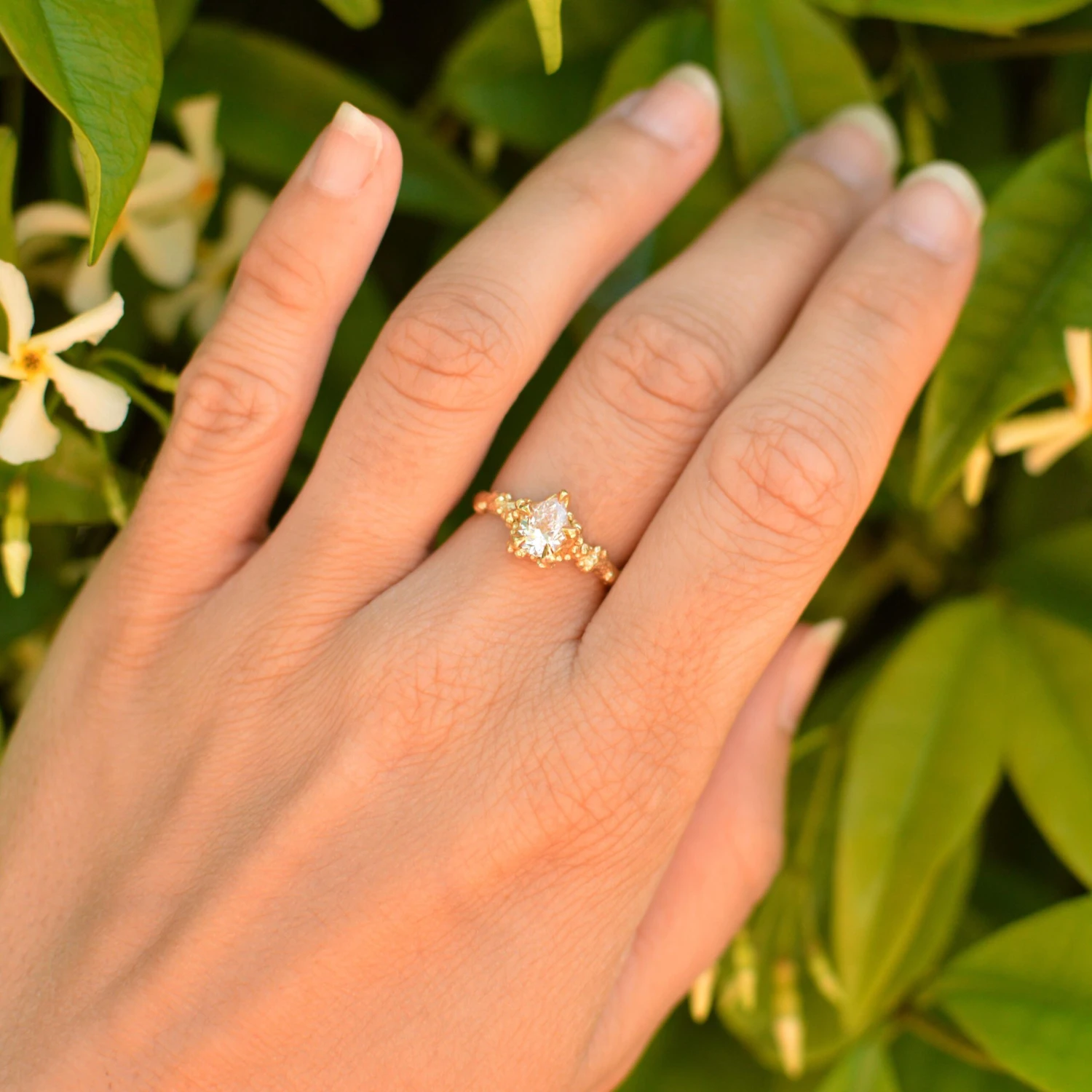 Solid 18 Carat Gold Sunken Treasure Sapphire Ring By Lucy Stopes-Roe 6 Solid 18 Carat Gold Sunken Treasure Sapphire Ring By Lucy Stopes-Roe – Image 4