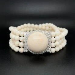 Multi Strand Coral And Diamond Gold Vintage ARMANDO DE FALCO Bracelet 12 Multi Strand Coral And Diamond Gold Vintage ARMANDO DE FALCO Bracelet -Mode Bijouterie Magasin tp master 4