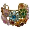 Unknown Pate De Verre Multicolor Flower Cuff -Mode Bijouterie Magasin v 15480132 1650319307084 bg processed