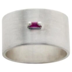 Ruby Sterling Silver Wide Ring, US7.25 10 Ruby Sterling Silver Wide Ring, US7.25 -Mode Bijouterie Magasin v 17886802 1673280079187 bg processed 1