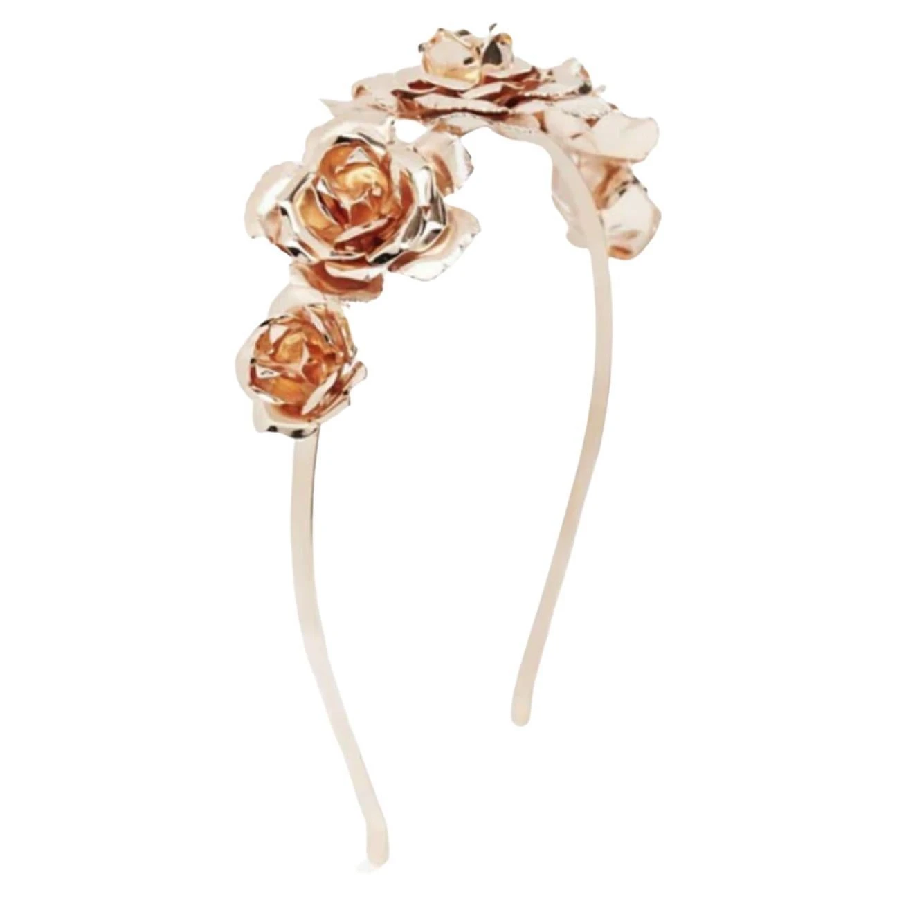 Unknown 24K Rose Gold Peony Bee Headband 3 Unknown 24K Rose Gold Peony Bee Headband