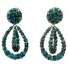 Françoise Montague Lolita Earrings In Aqua