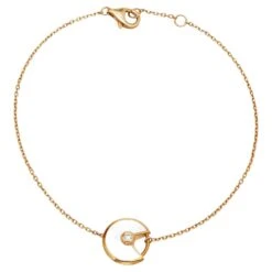 Cartier Amulette De Cartier Mother Of Pearl Diamond 18k Yellow Gold XS Model