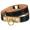 Hermes Rivale Double Tour Bracelet Black Box Calfskin Size T1 14.5cm -Mode Bijouterie Magasin v 19537012 1686592997568 bg processed