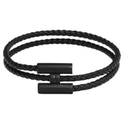 Hermes Tournis Tresse Bracelet Swift Calfskin Size T4 17.5cm